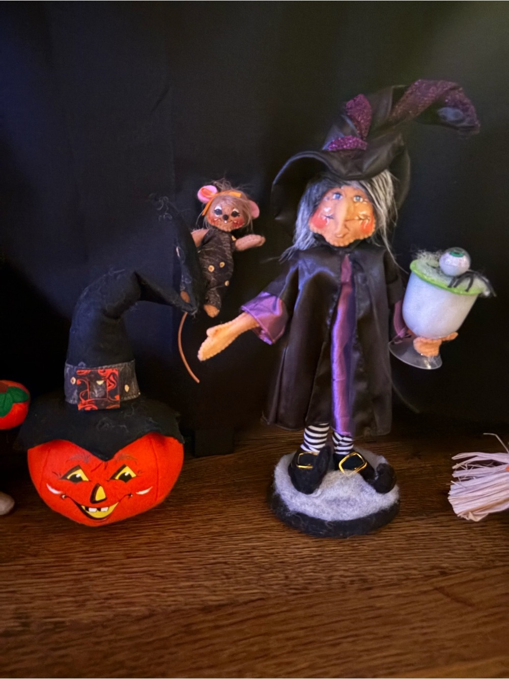 Annalee Halloween Cat and Witch Figurine Collection - Picture 4 of 5
